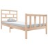 Estructura de cama madera maciza de pino 100x200