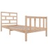 Estructura de cama madera maciza de pino 100x200