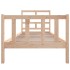 Estructura de cama madera maciza de pino 100x200
