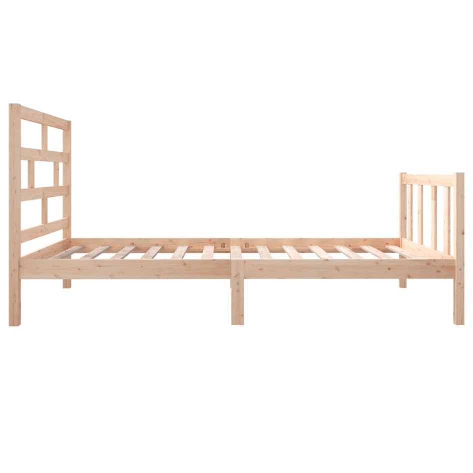 Estructura de cama madera maciza de pino 100x200