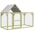 Gallinero madera maciza de pino impregnada 200x100x150