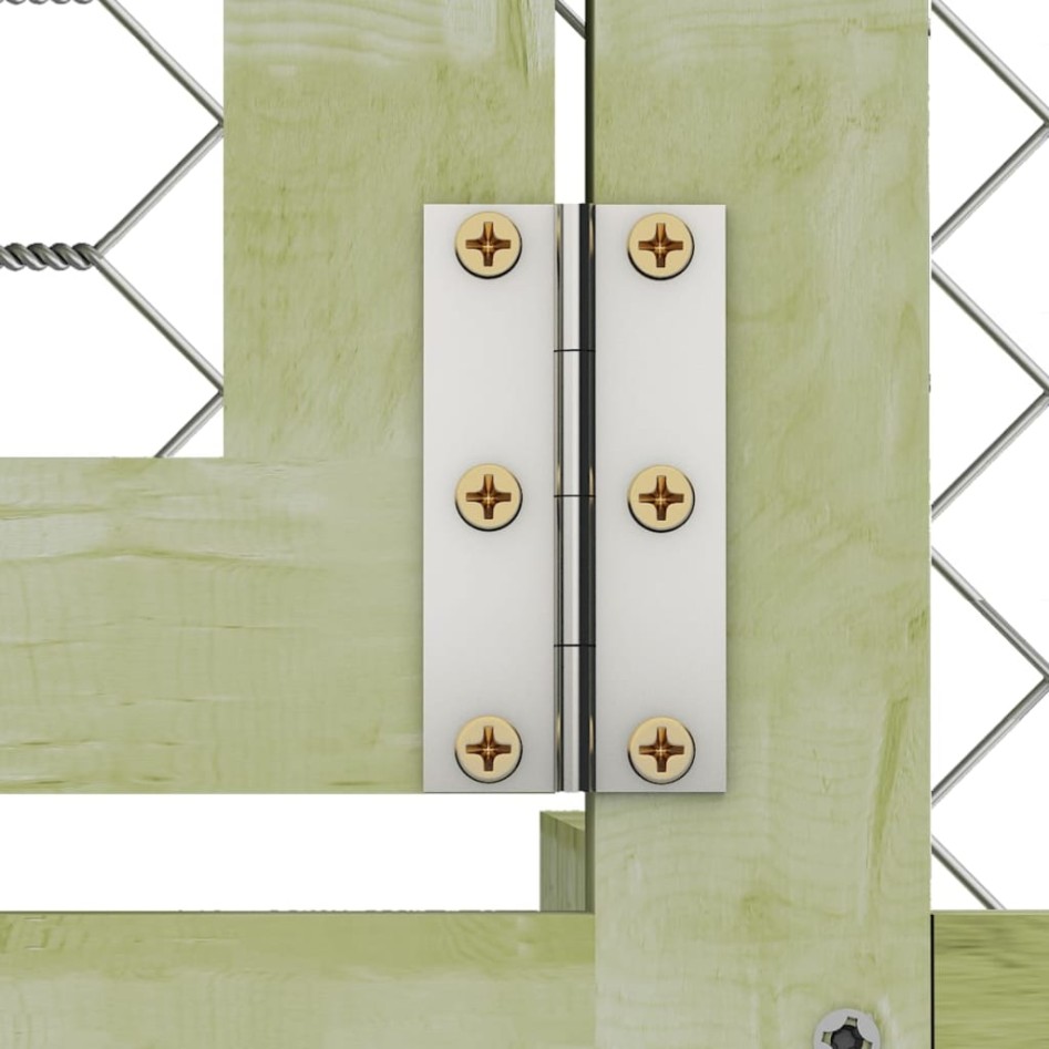 Gallinero madera maciza de pino impregnada 200x100x150