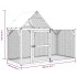 Gallinero madera maciza de pino impregnada 200x100x150