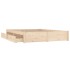 Estructura de cama con cajones 120x190