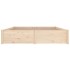 Estructura de cama con cajones doble 135x190
