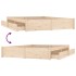 Estructura de cama con cajones doble 135x190