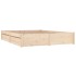 Estructura de cama con cajones 160x200