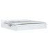 Estructura de cama con cajones blanco 200x200