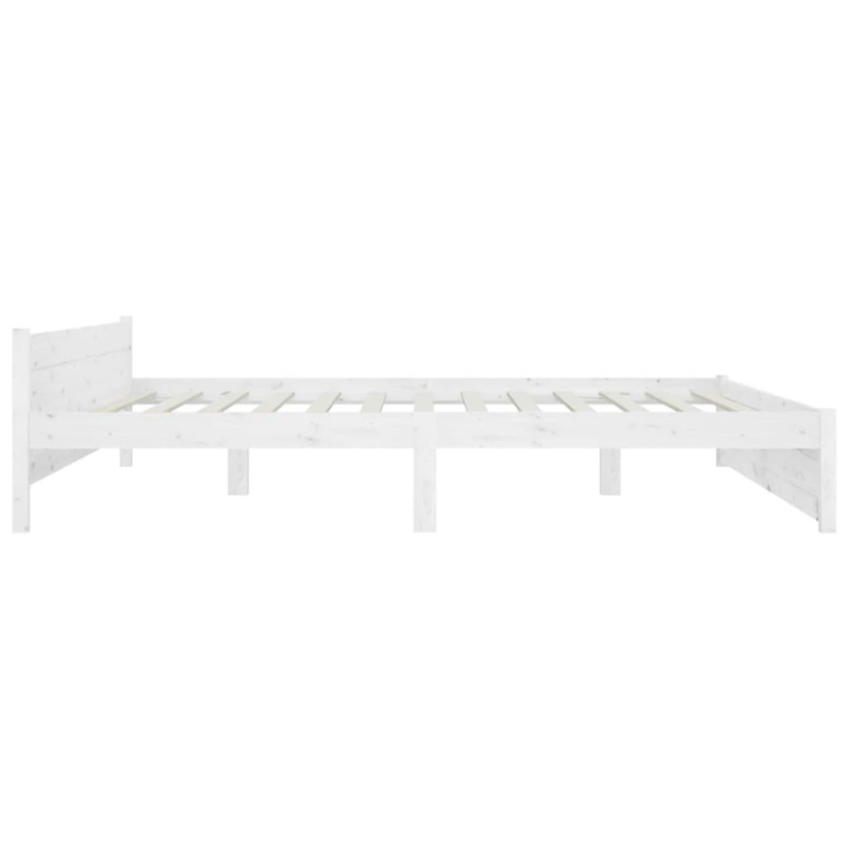 Estructura de cama con cajones blanco 200x200