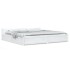 Estructura de cama con cajones blanco 180x200
