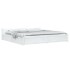Estructura de cama con cajones blanco 180x200