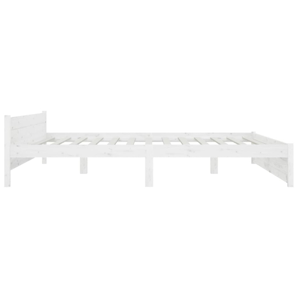 Estructura de cama con cajones blanco 180x200