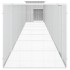 Gallinero de acero galvanizado gris 800x91x100
