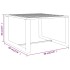 Set muebles de jardín 5 pzas y cojines aluminio gris