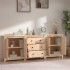 Aparador de madera maciza de pino 210x35x80