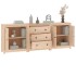 Aparador de madera maciza de pino 210x35x80