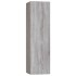 Set de muebles para TV 4 pzas madera contrachapada gris