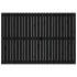 Cabecero de cama pared madera maciza pino negro 159,5x3x110