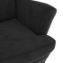 Sillón orejero y taburete de terciopelo