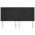 Cabeceros 4 unidades de terciopelo negro 80x5x78/88