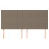 Cabeceros 4 unidades de tela gris taupe 90x5x78/88