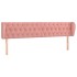 Cabecero de terciopelo rosa 203x23x78/88