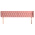 Cabecero de terciopelo rosa 203x23x78/88