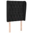 Cabecero con orejas de terciopelo negro 83x23x118/128