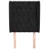 Cabecero con orejas de terciopelo negro 83x23x118/128
