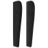 Cabecero con orejas de terciopelo negro 93x23x118/128