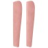 Cabecero con orejas de terciopelo rosa 147x23x118/128