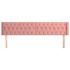 Cabecero de terciopelo rosa 203x16x78/88