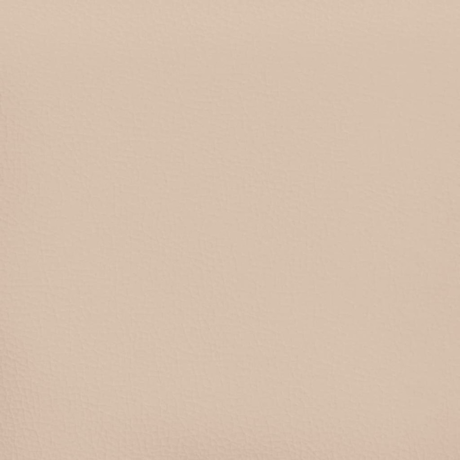 Cabecero con orejas cuero sintético capuchino 203x16x118/128