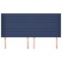 Cabecero con orejas de tela azul 203x16x118/128