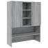 Armario para lavadora madera contrachapada gris