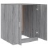 Armario para lavadora madera contrachapada gris