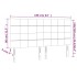Cabecero con luces LED terciopelo rosa 160x5x118/128