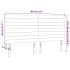 Cabecero con luces LED terciopelo rosa 160x5x118/128
