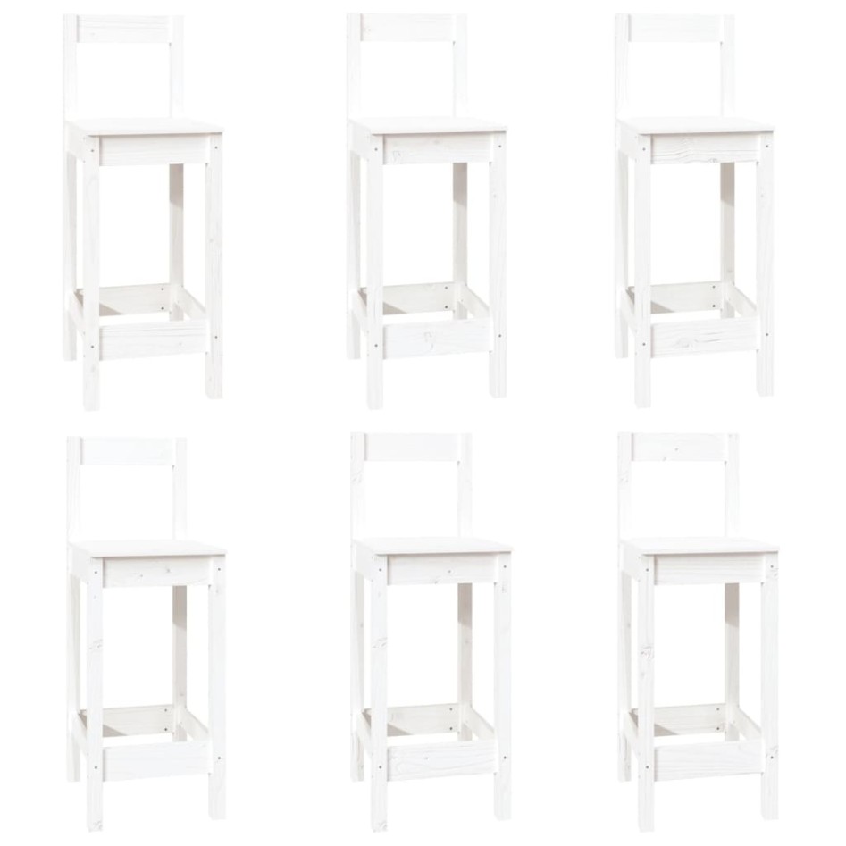 Set de bar 7 piezas madera maciza de pino