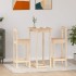 Set de bar 3 piezas madera maciza de