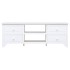 Mueble para TV madera maciza de paulownia blanco 108x30x40