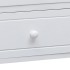 Mueble para TV madera maciza de paulownia blanco 108x30x40