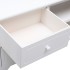 Mueble para TV madera maciza de paulownia blanco 108x30x40