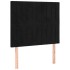 Estructura de cama sin colchón terciopelo negro 80x200