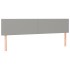 Cama box spring con colchón tela gris claro 180x200