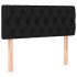 Cama box spring con colchón tela negro 100x200