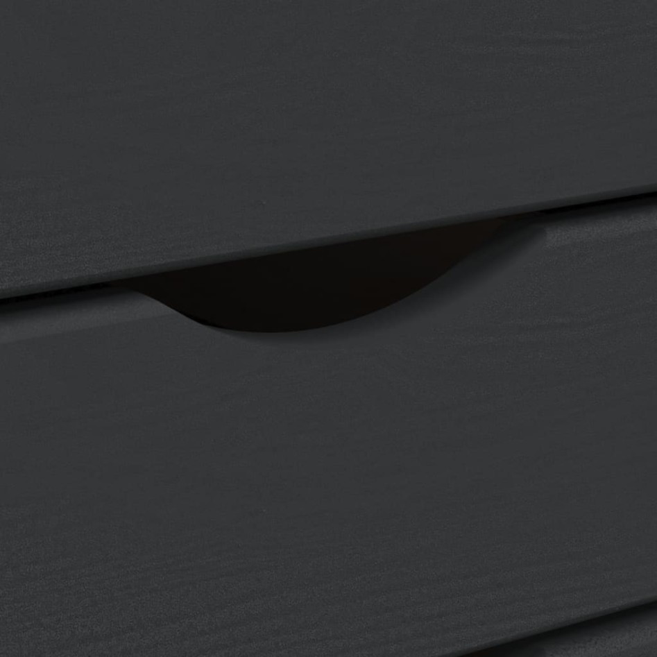 Cajonera con ruedas MOSS madera maciza de pino