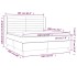 Cama box spring con colchón terciopelo rosa 160x200