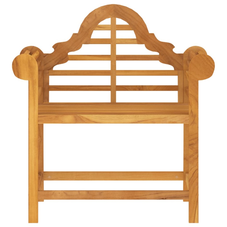 Silla de jardín madera maciza de teca 88x60x92