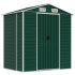 Cobertizo de jardín acero galvanizado verde 191x130x198